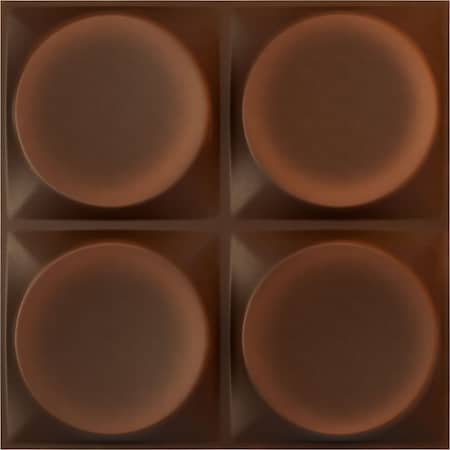 Ekena Millwork 19 5/8in. W x 19 5/8in. H Adonis EnduraWall Decorative 3D Wall Panel, Total 32.04 Sq. Ft., 12PK WP20X20ADDRU-CASE-12